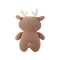Custom Knitted Deer Musical Baby Soother Plush Toy, Light‑Up Infant Sleep Comforter,private label baby toy