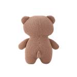 Custom Knitted Bear Musical Baby Soother Plush Toy, Light‑Up Infant Sleep Comforter,private label baby toy