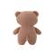 Custom Knitted Bear Musical Baby Soother Plush Toy, Light‑Up Infant Sleep Comforter,private label baby toy