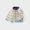 Baby Boys 100% Wool Knit Cardigan,3‑12 Months baby knitwear,Striped Color Block Button‑Up Sweater