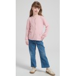 Wholesale Girl's Alpaca Cashmere Cardigan with Pockets From China