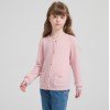 Wholesale Girl's Alpaca  Cashmere Cardigan with Pockets From China