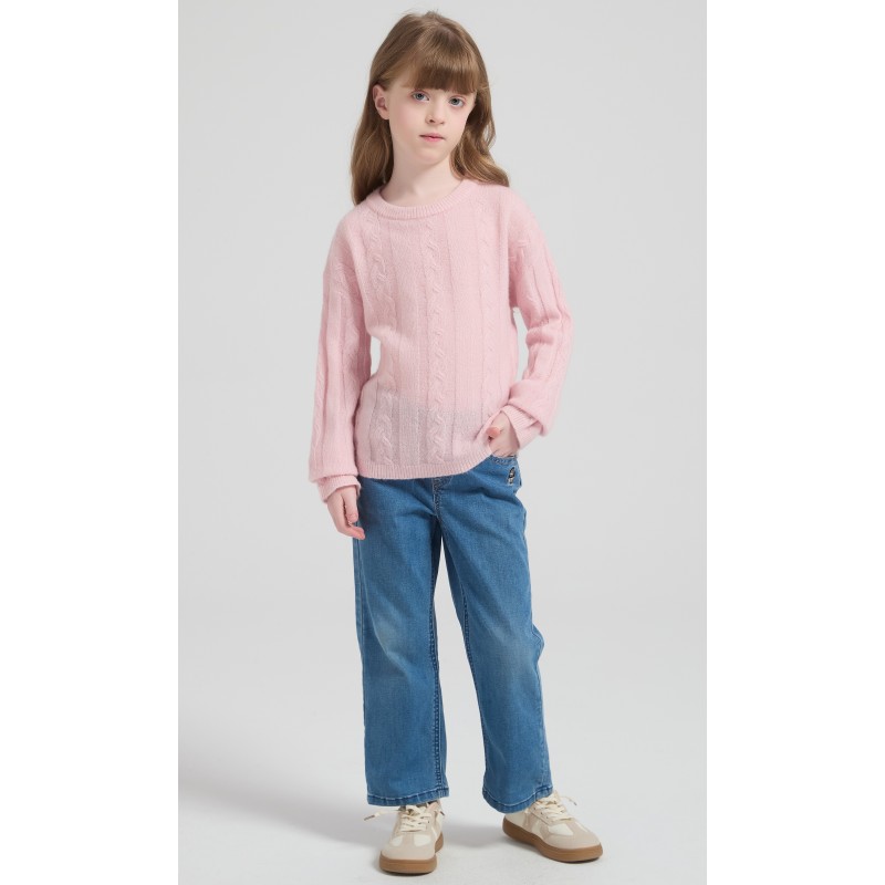 High Quality Kid's Alpaca  Cashmere Marsha Cable from China Supplier