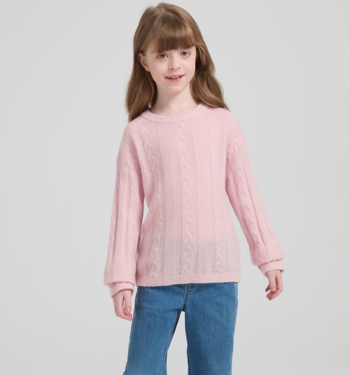High Quality Kid's Alpaca  Cashmere Marsha Cable from China Supplier