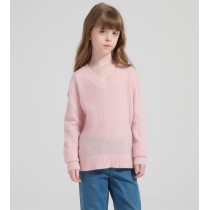 New Design Kid's Alpaca  Cashmere V-neck Sweater From China