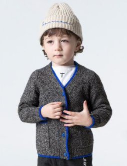 Wholesale Boy Cashmere Cardigan Sweater In Multi Colors With Pockets China Vendor