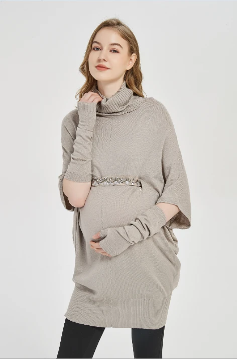 Small MOQ Wholesale Customization of High-quality Latest Cashmere Maternity Loose Sweater