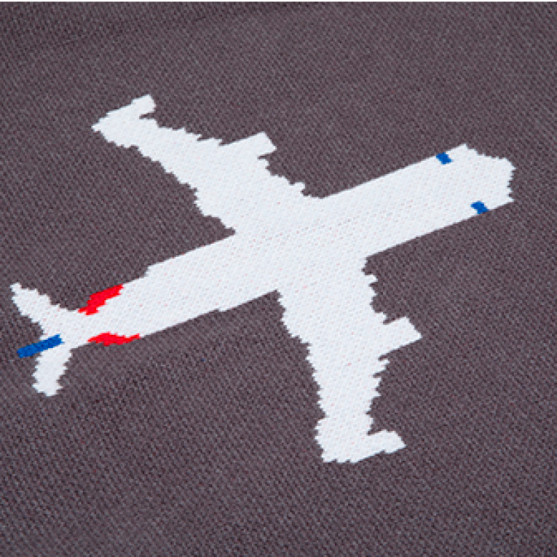 Wholesale Custom Personalized Kid's sweater Airplane Jacquard Pattern From Chinese Factory