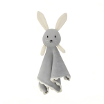 95/5 cotton/cashmere Soft Knitted Bunny Lovey Comforter