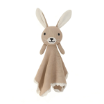 95/5 cotton/cashmere Soft Knitted Bunny Lovey Comforter