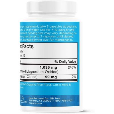 Y.T Mag 07 Oxygen Digestive System Cleanser Capsules, 30 Count