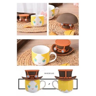 003 King rongyao genuine face probe grass series coffee cup Liu Bei Marco Polo mug water cup official peripheral