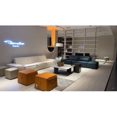 Electric function sofa living room modern light luxury simple wisdom massage capsule first-class leather sofa head layer cowhine