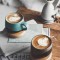 Coffee bean rich milk flavor of raw coconut latte home work study coffee grinder