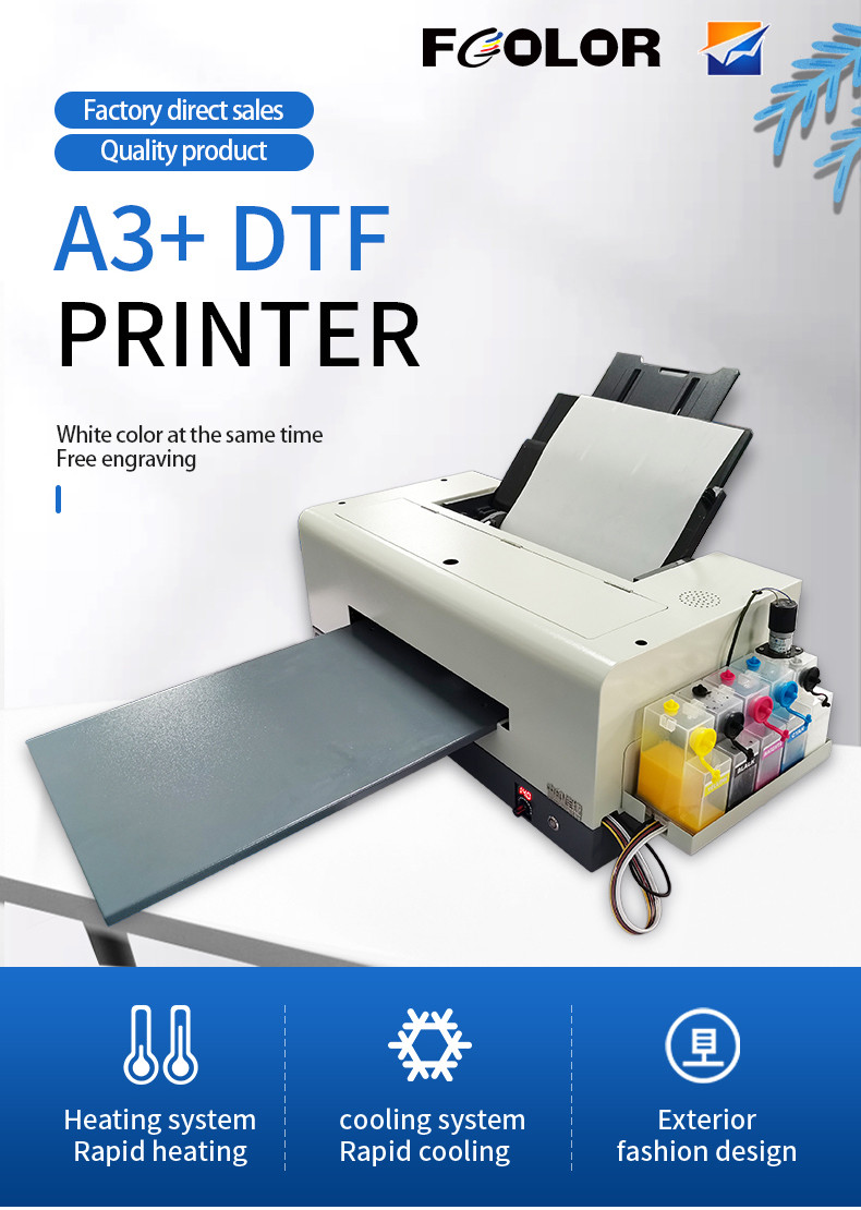 DTF Printer A3 DTF T Shirt Printer A3 Heat Transfer T-Shirt Print
