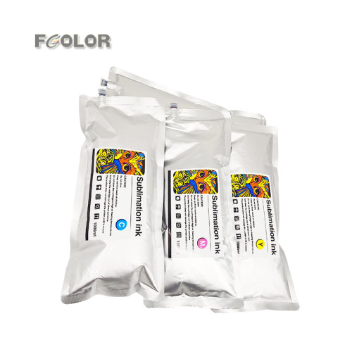 FCOLOR 1L Bag High Quality Bright Color Sublimation Ink Bag For Mimaki Printer