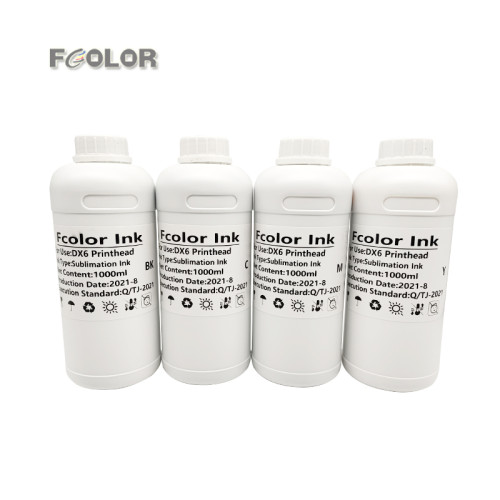 FCOLOR Water Based Printing Sublimation Ink for Epson DX5 5113 DX6 4720 Printer