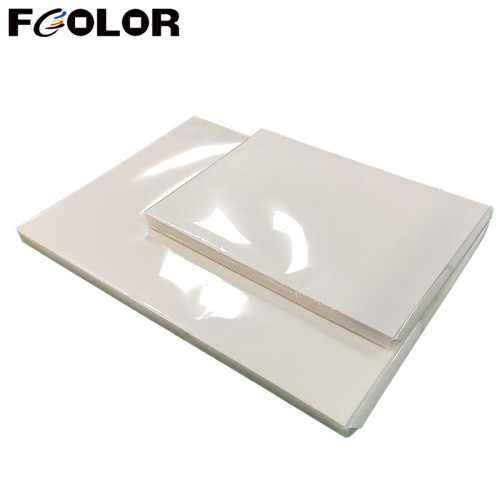 FCOLOR DTF Film | High Transfer Rate | Single And Double Matte Finish | White Film Heat Transfer Transfer | Customization Manufacture