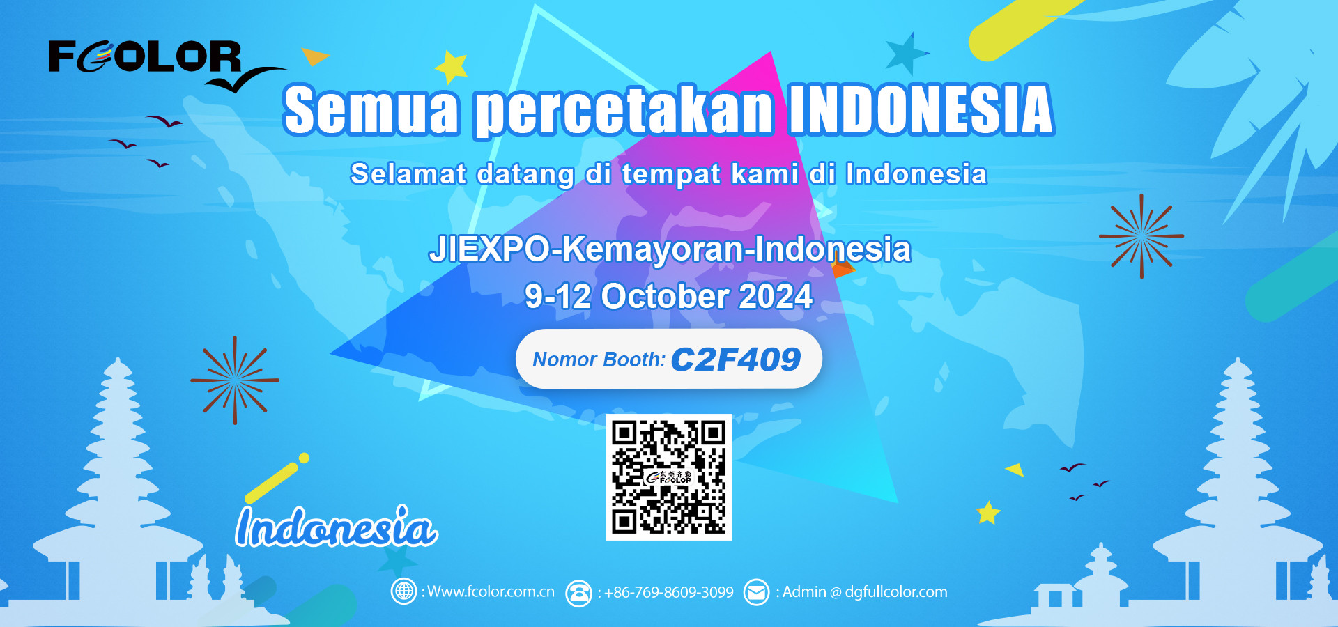 2024 FCOLOR ALL PRINT INDONESIA Oct. 9-12, 2024