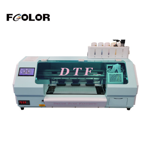 FCOLOR New 350 DTF Printer | Single-head DTF PET Film printer | Suitable for clothing logo transfer printer | The latest clothing custom processing DTF printer