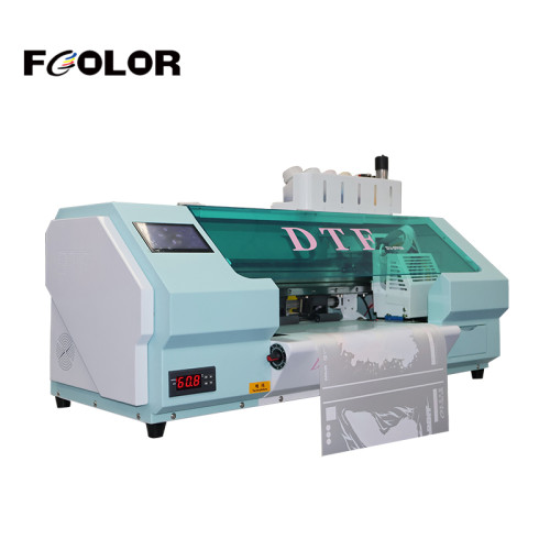 FCOLOR New 350 DTF Printer | Single-head DTF PET Film printer | Suitable for clothing logo transfer printer | The latest clothing custom processing DTF printer