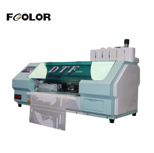 FCOLOR New 350 DTF Printer | Single-head DTF PET Film printer | Suitable for clothing logo transfer printer | The latest clothing custom processing DTF printer