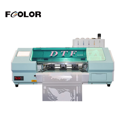 FCOLOR New 350 DTF Printer | Single-head DTF PET Film printer | Suitable for clothing logo transfer printer | The latest clothing custom processing DTF printer