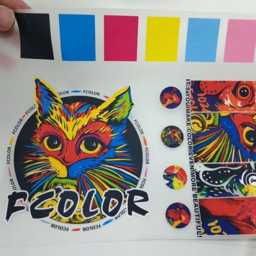 why does a dtf printer have no color during printing?