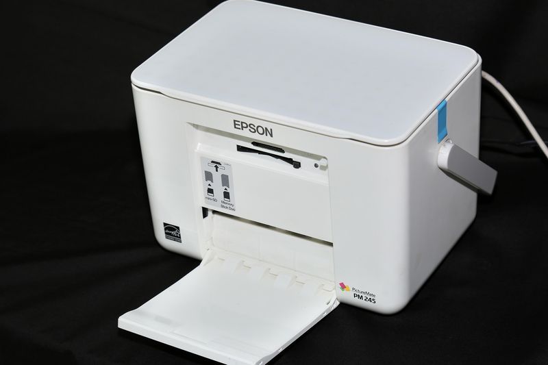 Professional DTG printer in garment workshop
