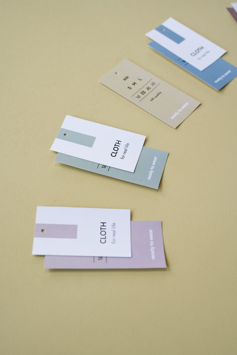 Garment care label printing workflow and setup