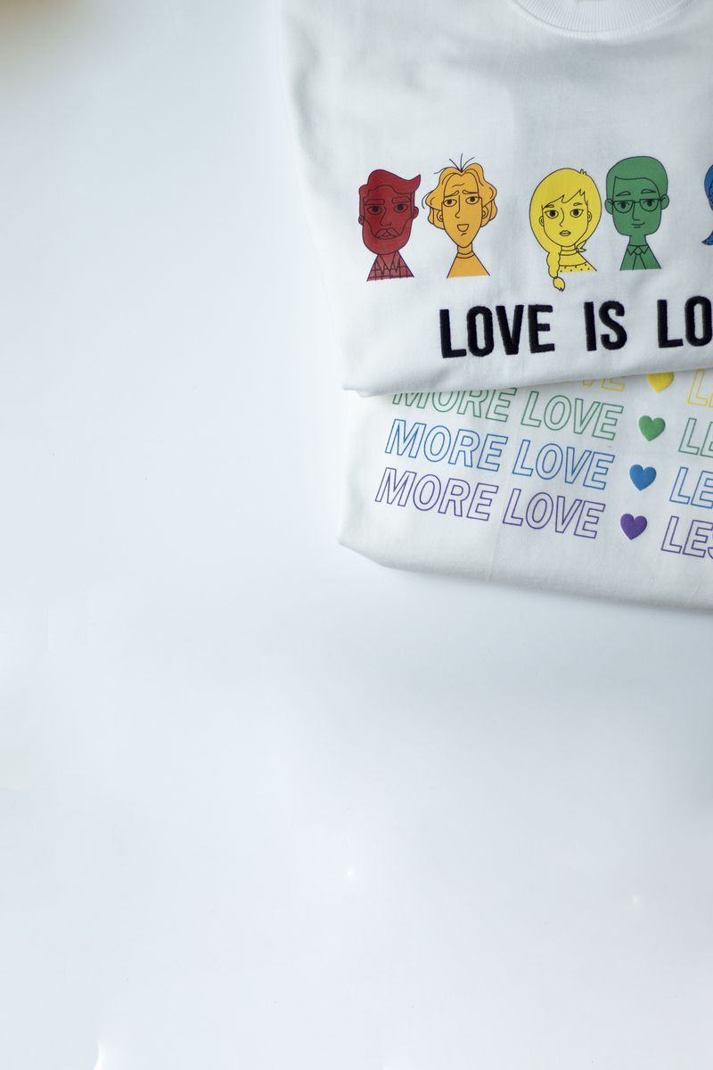 Custom printed t-shirts showcasing print quality