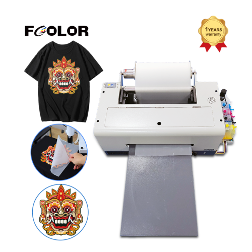 Procolored A3 DTF Printer with Roll for Tshirts Hoodies Leather Clothes  T-shirt Printing Machine Heat Transfer PET Film Printers 