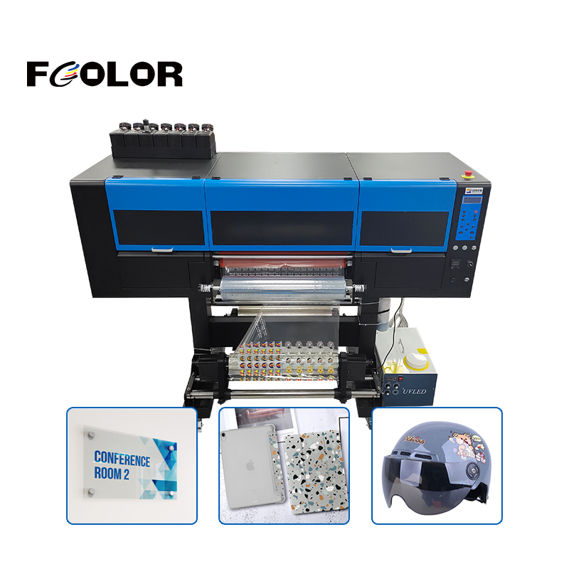 Fcolor Roll To Roll 60cm AB UV Dtf Printer With Laminator For Epson ...