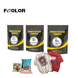fcolor DTF hot melt powder White Adhesive Powder for Heat Transfer Printing