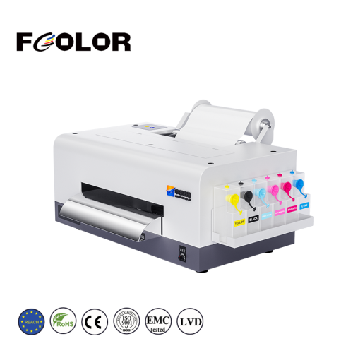 FCOLOR Hot Sale 6 Color Label Printer Roll To Roll Inkjet A3 Label Printer fcolor label printer