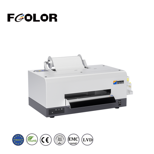 FCOLOR Hot Sale 6 Color Label Printer Roll To Roll Inkjet A3 Label Printer fcolor label printer