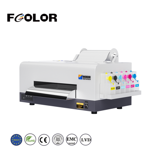FCOLOR Hot Sale 6 Color Label Printer Roll To Roll Inkjet A3 Label Printer