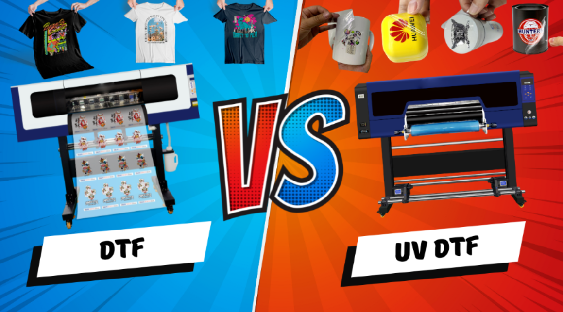 dtf vs. uv dtf printers