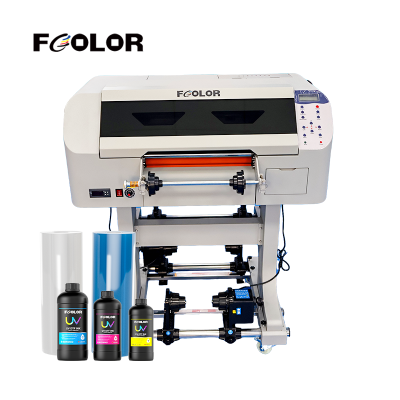 ZYJJ UV300-PRO 30cm UV DTF Crystal Label Printer — DX7 Printhead, Auto Peeling & Laminating, Roll-to-Roll