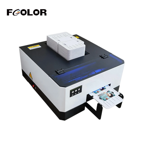 Small 6 colors PVC ID Card Printer Single Sided Business Plastic Card Printers