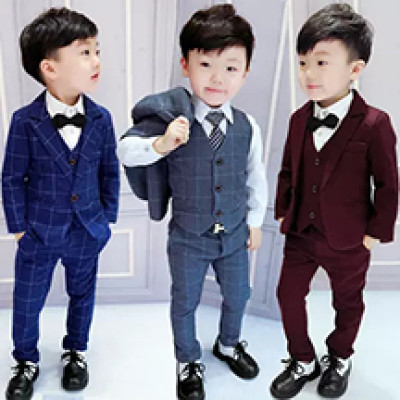 High end fabric custom children's suit