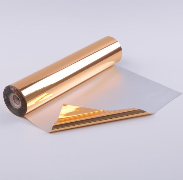 Película BOPET metalizada recubierta de PE de color dorado