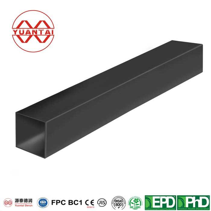 Black Square Hollow Section China Supplier Yuantaiderun