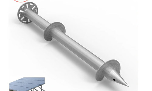 [yuantaiderun] steel spiral ground piles can be produced by orders