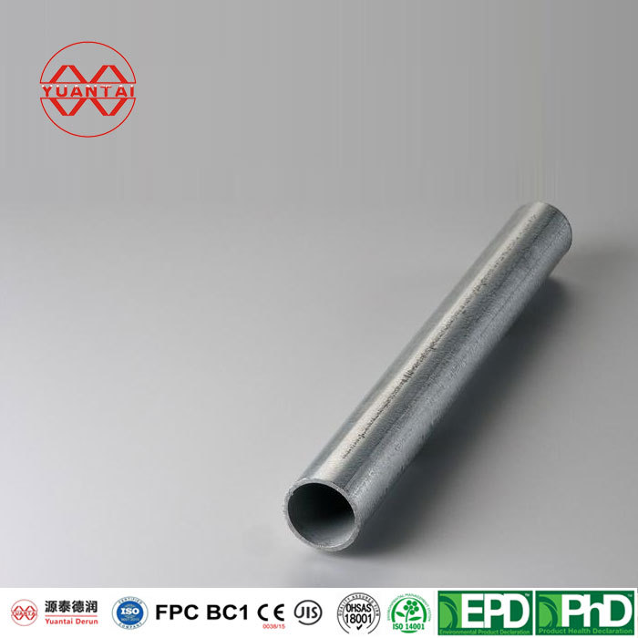 hot dip galvanized steel tube round