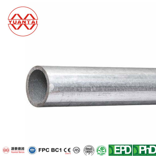 hot dip galvanized round steel hollow section manufacturer