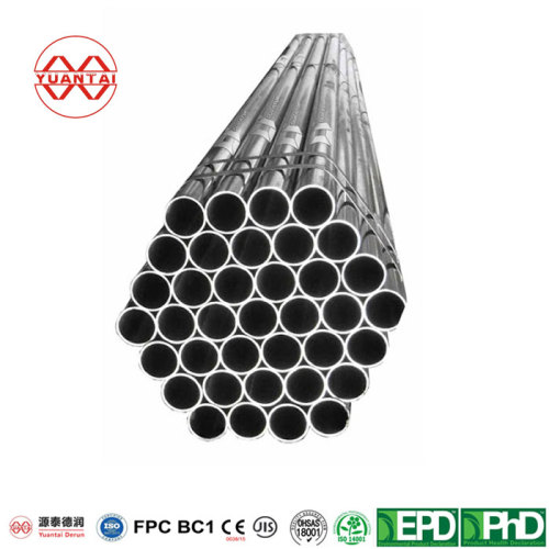 China GI round steel tube manufacturer yuantaiderun