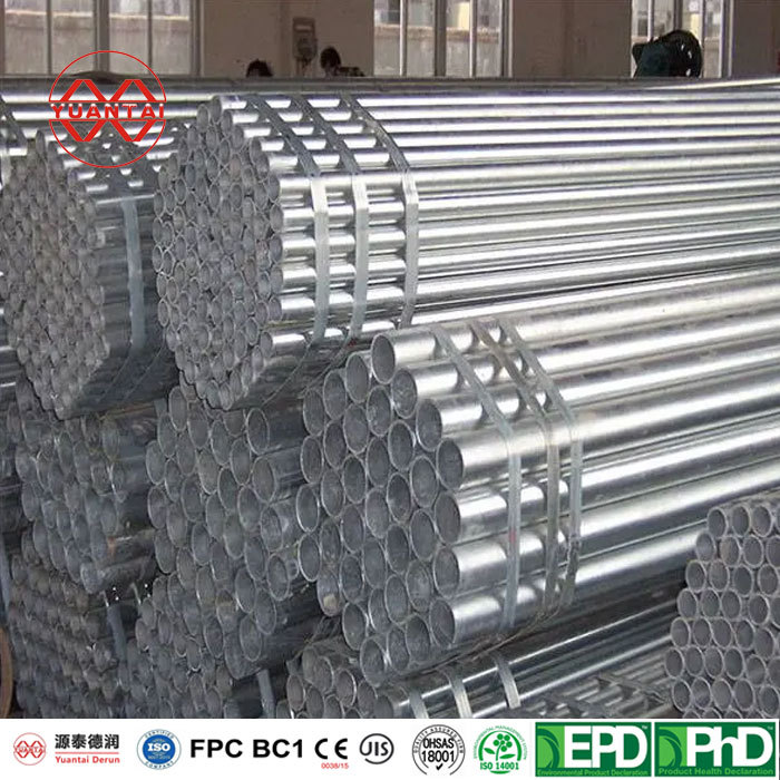 ODM Pre galvanized round steel pipe mill