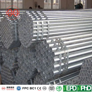 OBM galvanized round steel pipe manufacturer