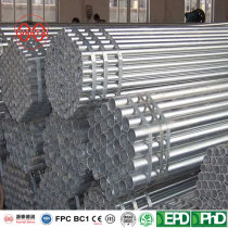 ODM galvanized round steel pipe manufacturer